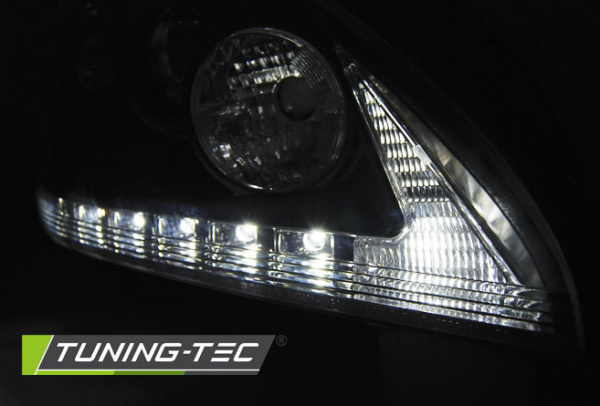 LED Tagfahrlicht Design Scheinwerfer für Lexus RX 330/350 03-08 schwarz